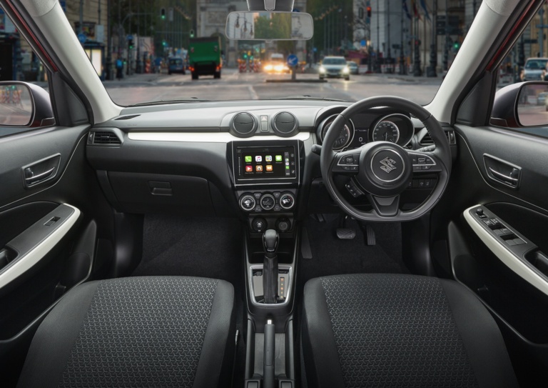 Suzuki Swift Stylish interior makes city driving comfortable