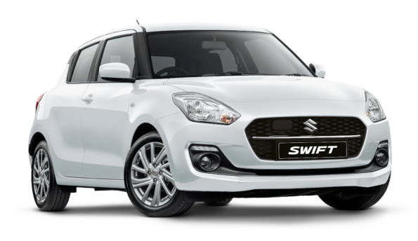 White Suzuki Swift GL Plus