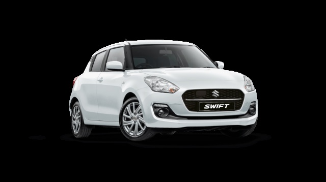White Suzuki Swift GL Plus
