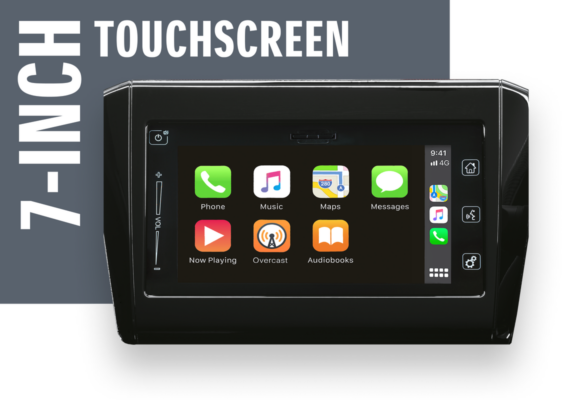 Swift Sport 7-inch touchscreen infotainment
