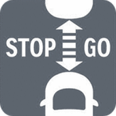 Stop Go safety icon