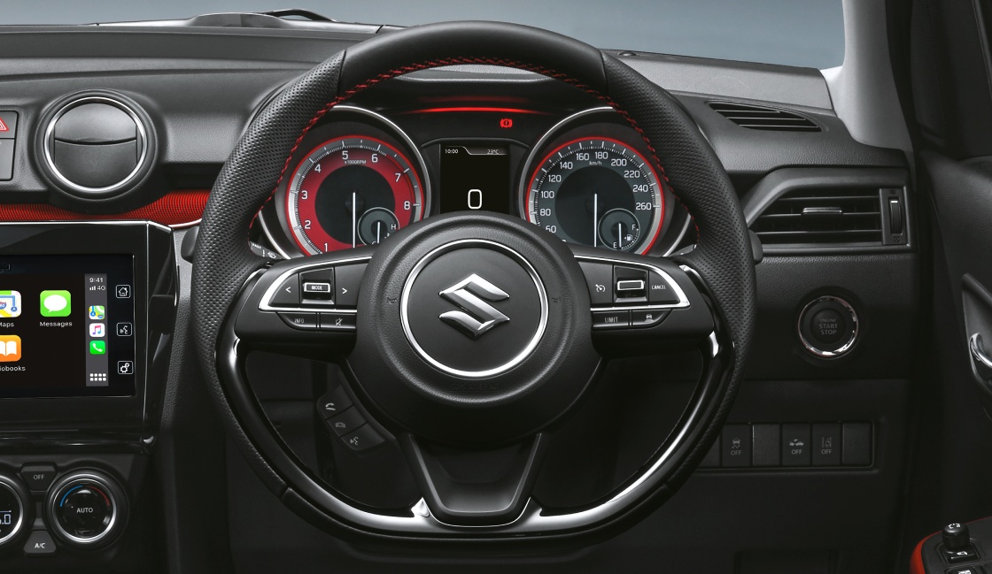 Swift Sport steering wheel