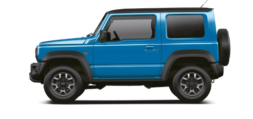 Blue Jimny Side Profile