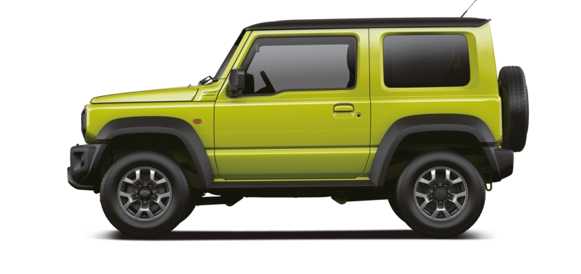 Jimny side yellow profile