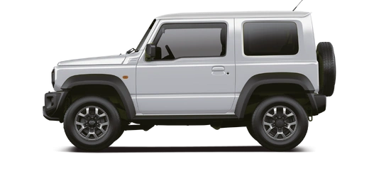 Jimny white side profile