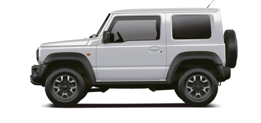 Jimny white side profile