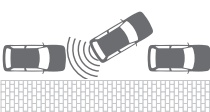 Reverse Parking Aid, Set Of Four Sensor And Piezo Buzzer - Rear