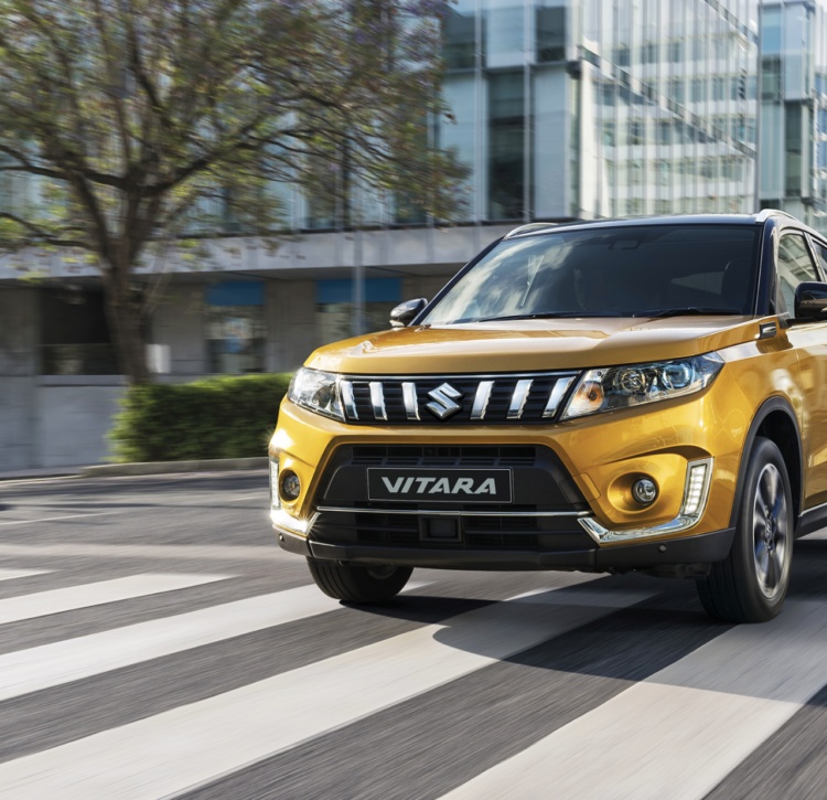 Yellow Vitara is comfortable to drive in the city