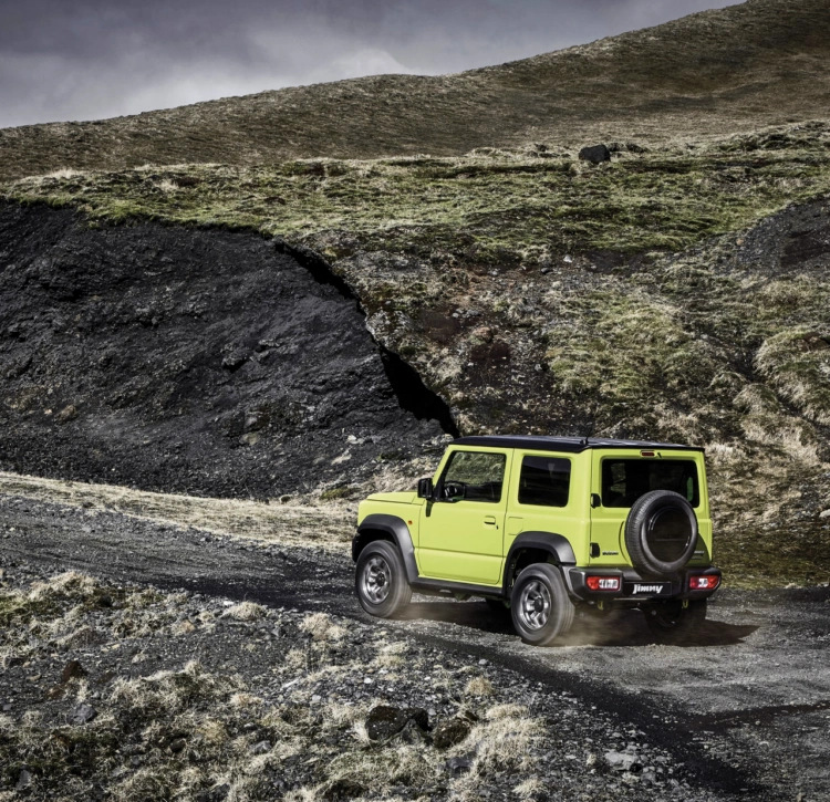 Jimny on mountain