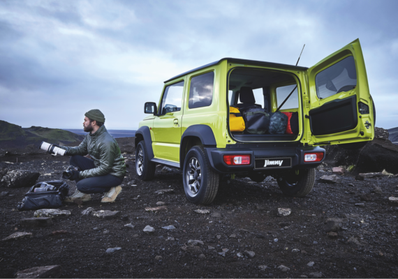 Pack Jimny's big load space for camping adventures