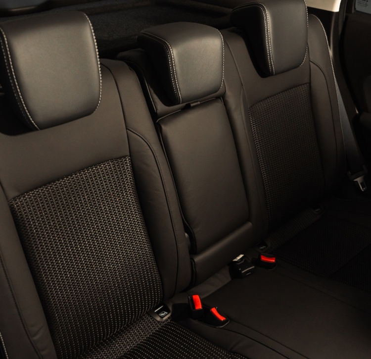 Suzuki S-CROSS spacious rear seats three with ISOFIX child seat anchors and fold down centre armrest