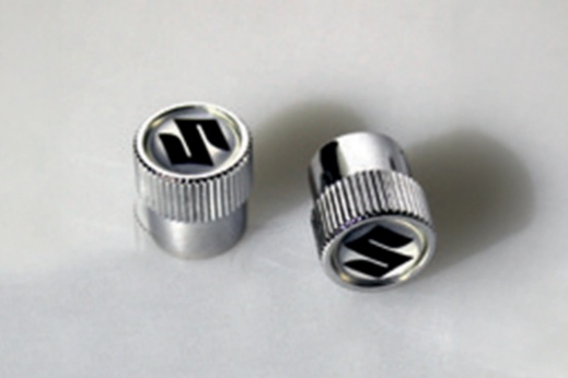 Valve Cap Set - With S Logo - Two Pce Set