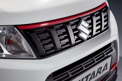 Front Grille Upper Garnish (Red)