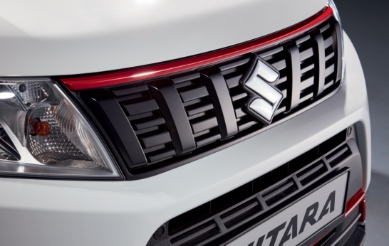 Front Grille Upper Garnish (Red)