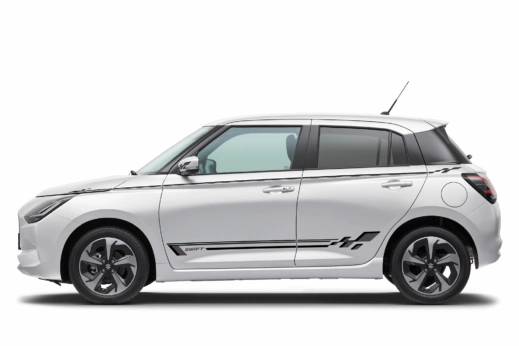 Body Decal Set Casual Sport Black