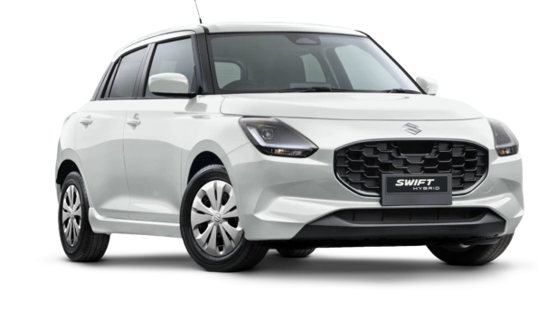 Front Suzuki Swift Hybrid in a 