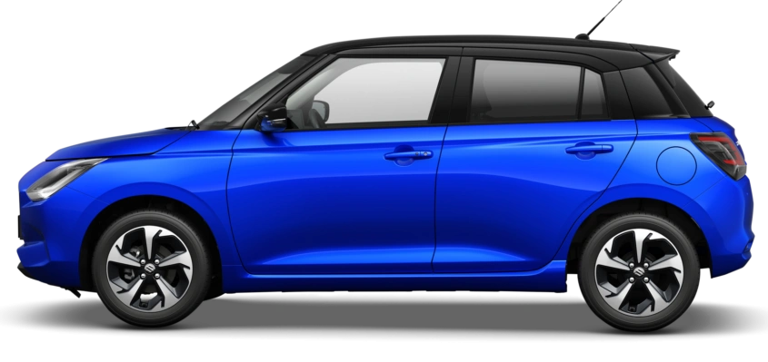 Frontier Blue Pearl Metallic + Super Black Pearl Roof