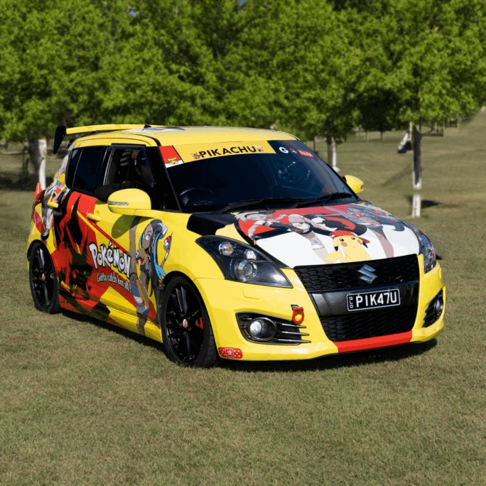 STEVE TURNED HIS BELOVED SWIFT INTO A POKEMON SHRINE