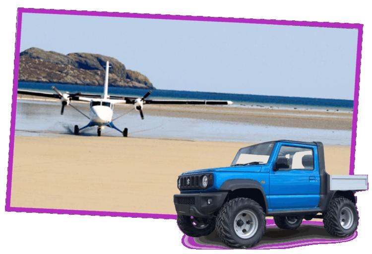 FROM BEACH TO BOARDING GATE