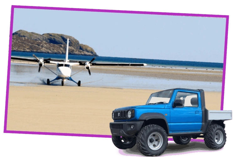 FROM BEACH TO BOARDING GATE