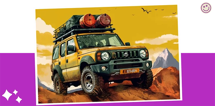 Jimny XL Fan Illustration